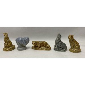 Vintage Wade England Red Rose Tea Lot Of 5 Figurines Elephant Kangaroo Seal Lion